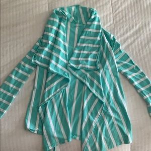 Sea Green Slouchy Vineyard Vines Cardigan